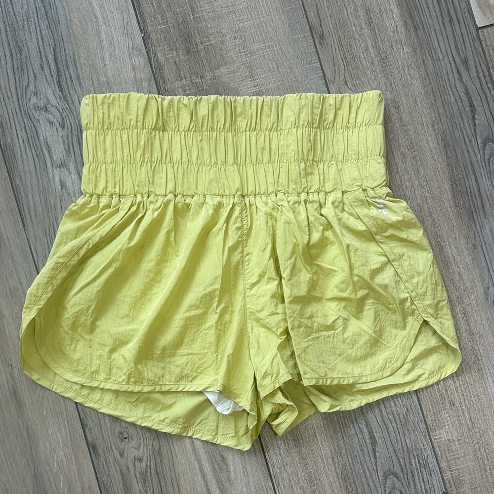 FP Movement by Free People Lemon High-Waisted Shorts - Picture 1 of 6